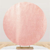 Lofaris Pink Abstract Birthday Party Circle Backdrop For Girl